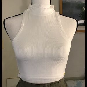 BP white crop top. Size XS